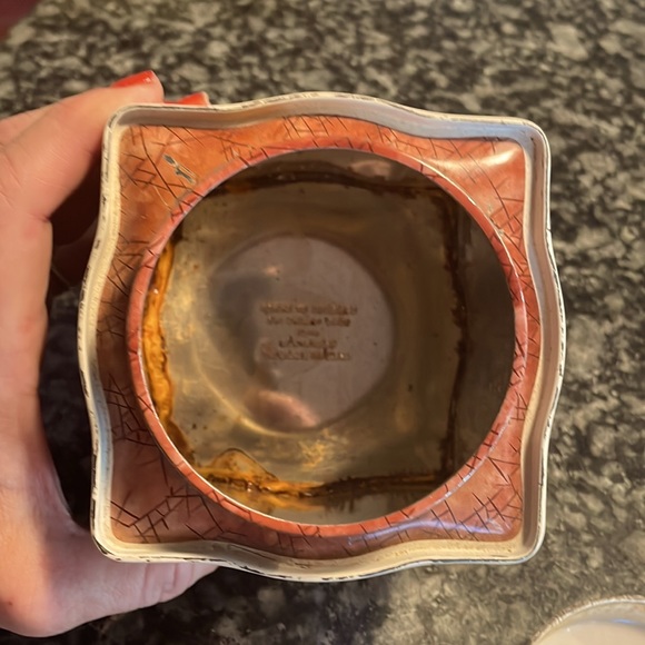 Collectible Daher Square Floral Tea Tin Container Made in England - Picture 7 of 8